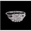 Image 2 : 1.21ctw Diamond Ring - 14KT White Gold