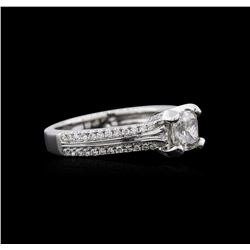 1.36ctw Diamond Ring - 18KT White Gold