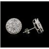 Image 2 : 2.83ctw Diamond Earrings - 14KT White Gold