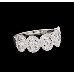 0.85ctw Diamond Ring - 14KT White Gold