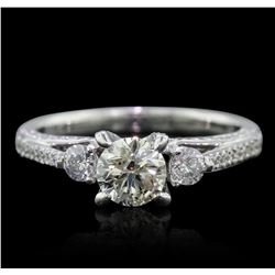 18KT White Gold 1.57ctw Diamond Ring