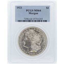 1921 PCGS MS64 Morgan Silver Dollar