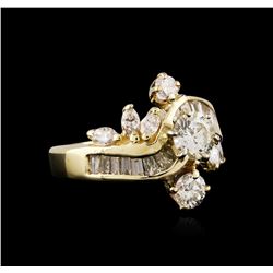 14KT Yellow Gold 2.06ctw Diamond Ring