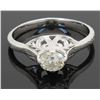 Image 5 : 0.33ct Vintage Diamond Ring - 14KT White Gold