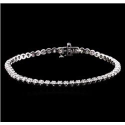 1.15ctw Diamond Tennis Bracelet - 14KT White Gold