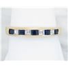 Image 6 : 0.40ctw Sapphire and Diamond Ring - 18KT Yellow Gold
