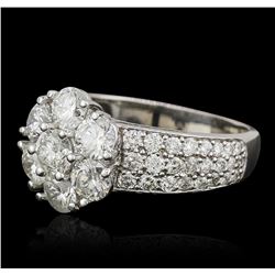 14KT White Gold 2.55ctw Diamond Ring