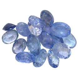 17.89ctw Oval Mixed Tanzanite Parcel