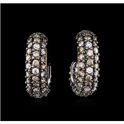 1.50ctw Diamond Earrings - 14KT White Gold