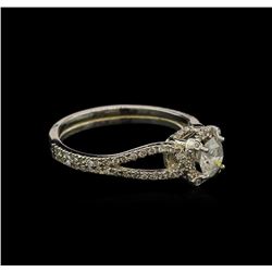 0.87ctw Diamond Ring - 14KT White Gold