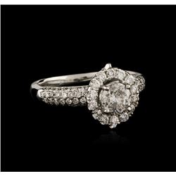 18KT White Gold 1.53ctw Diamond Ring