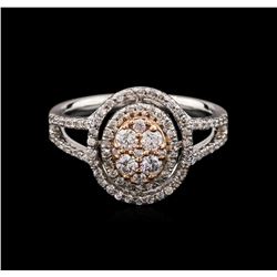 0.69ctw Diamond Ring - 14KT Two-Tone Gold