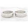 Image 3 : 0.33ctw Diamond Huggie Earrings - 14KT White Gold