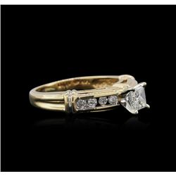 14KT Yellow Gold 0.50ctw Diamond Ring