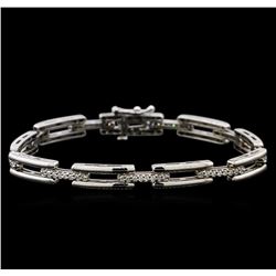 0.75ctw Diamond Bracelet - 14KT White Gold