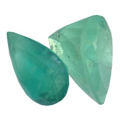 4.2ctw Pear Mixed Emerald Parcel