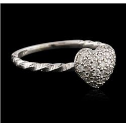 14KT White Gold 0.30ctw Diamond Ring