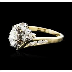 14KT Two-Tone Gold 0.75ctw Diamond Ring