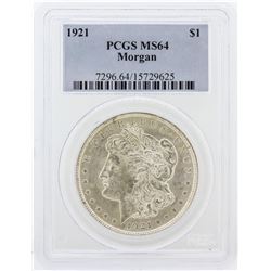 1921 PCGS MS64 Morgan Silver Dollar