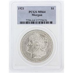 1921 PCGS MS64 Morgan Silver Dollar