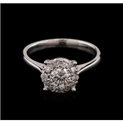 0.74ctw Diamond Ring - 14KT White Gold