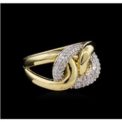 0.38ctw Diamond Ring - 14KT Yellow Gold