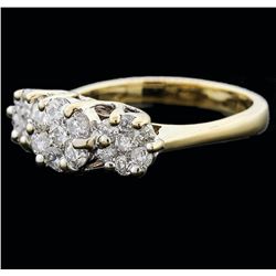 14KT Yellow Gold 1.25ctw Diamond Ring