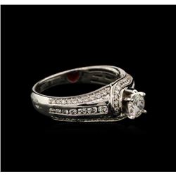 1.38ctw Diamond Ring - 14KT White Gold