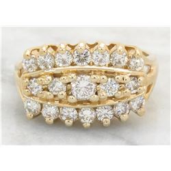 0.75ctw Diamond Ring - 14KT Yellow Gold