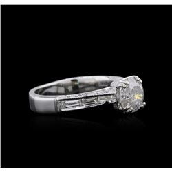 Platinum 1.64ctw Diamond Ring