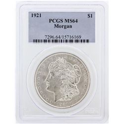 1921 PCGS MS64 Morgan Silver Dollar