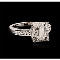 14KT White Gold 1.07ctw Diamond Ring