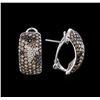 Image 2 : 2.04ctw Diamond Earrings - 18KT White Gold