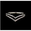 Image 2 : 0.13ctw Diamond Ring - 14KT White Gold