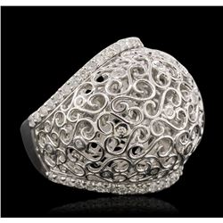 14KT White Gold 0.71ctw Diamond Ring