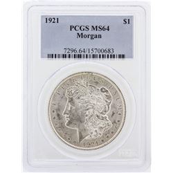 1921 PCGS MS64 Morgan Silver Dollar