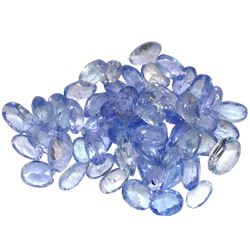 16.1ctw Oval Mixed Tanzanite Parcel