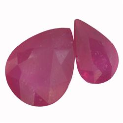 9.47ctw Pear Mixed Ruby Parcel