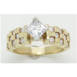 1.50ctw Diamond Ring - 14KT Yellow Gold