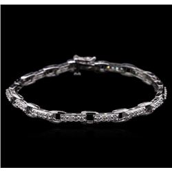 2.03ctw Diamond Bracelet - 14KT White Gold