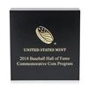 Image 2 : 2014-W National Baseball Hall of Fame HOF Proof $5 Gold Coin