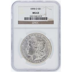 1898-O NGC MS63 Morgan Silver Dollar