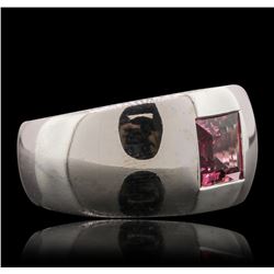 18KT White Gold 1.40ct Pink Tourmaline Ring