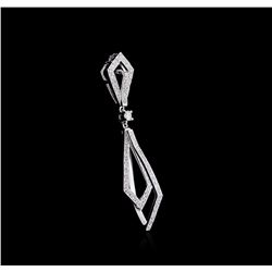 0.63ctw Diamond Pendant - 18KT White Gold