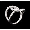 Image 3 : 0.30ctw Diamond Ring - 14KT White Gold