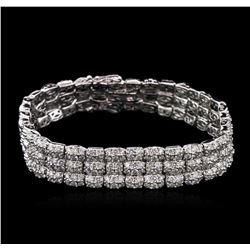 5.50ctw Diamond Bracelet - 14KT White Gold