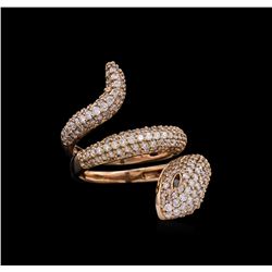 14KT Rose Gold 1.23ctw Diamond Ring