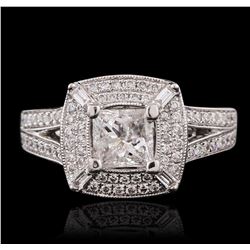 18KT White Gold 1.56ctw Diamond Ring