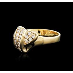 14KT Yellow Gold 0.35ctw Diamond Ring