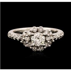 14KT White Gold 1.06ctw Diamond Ring